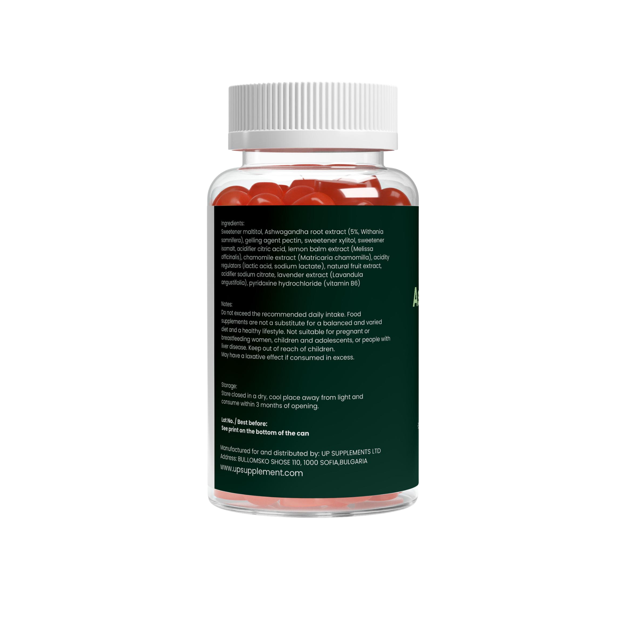 Premium Ashwagandha Gummies 300 + Vitamin B6 - 60 pcs